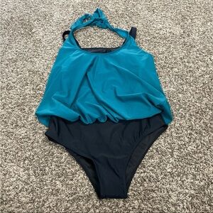 Bloomchic NWT one piece bathing suit size 12